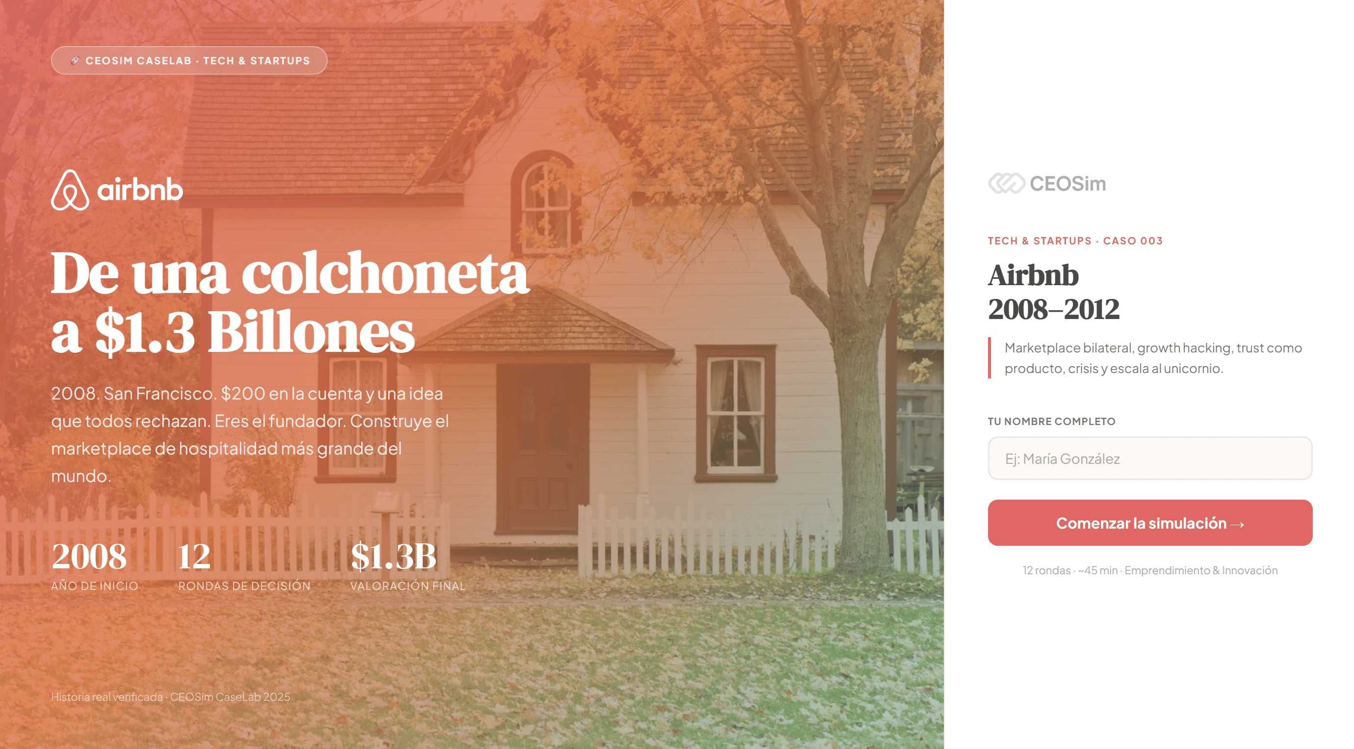 Intro del caso Airbnb en CaseLab